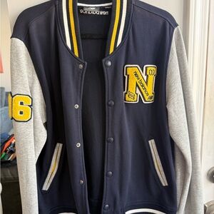 New Balance Jacket with Navy and Yellow Accents